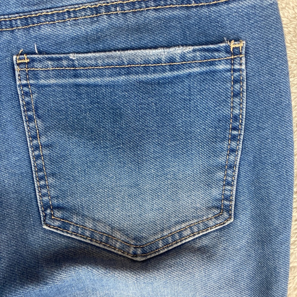 d.jeans Womens Size 6 Medium Wash Distressed Skinny Jeans 30 Waist - Picture 6 of 14